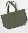 W855 Westford Mill EarthAware® Organic Marina Tote XL Bag Olive Green colour image